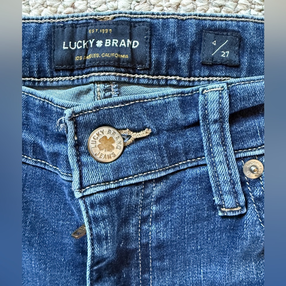 Lucky Brand Dark Blue Skinny Jeans - Picture 3 of 5